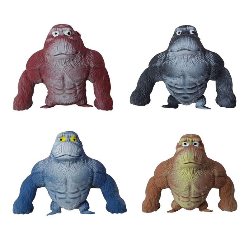 Brinquedo Apertuxo Macaco Selvagem Apertar e Jogar Divertido